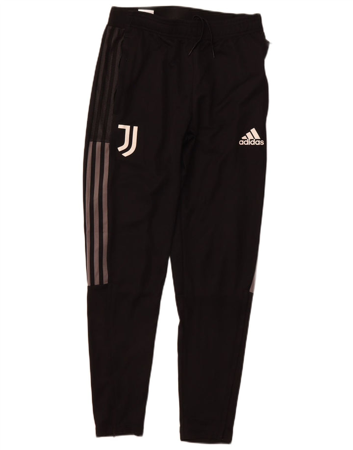 ADIDAS Mens Juventus Tracksuit Trousers Small Black Polyester