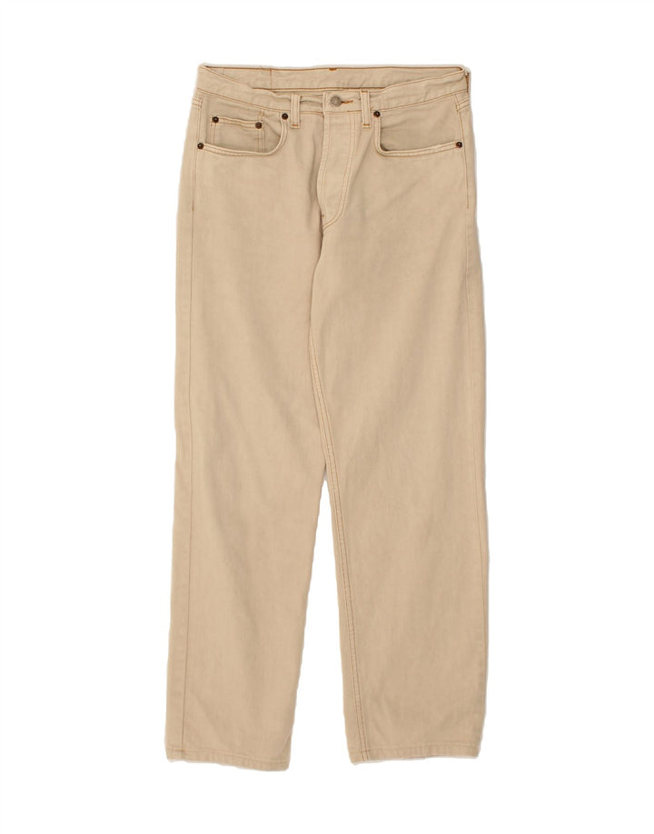 RIFLE Mens Straight Jeans W32 L30 Beige Cotton Vintage Rifle and Second-Hand Rifle from Messina Hembry 