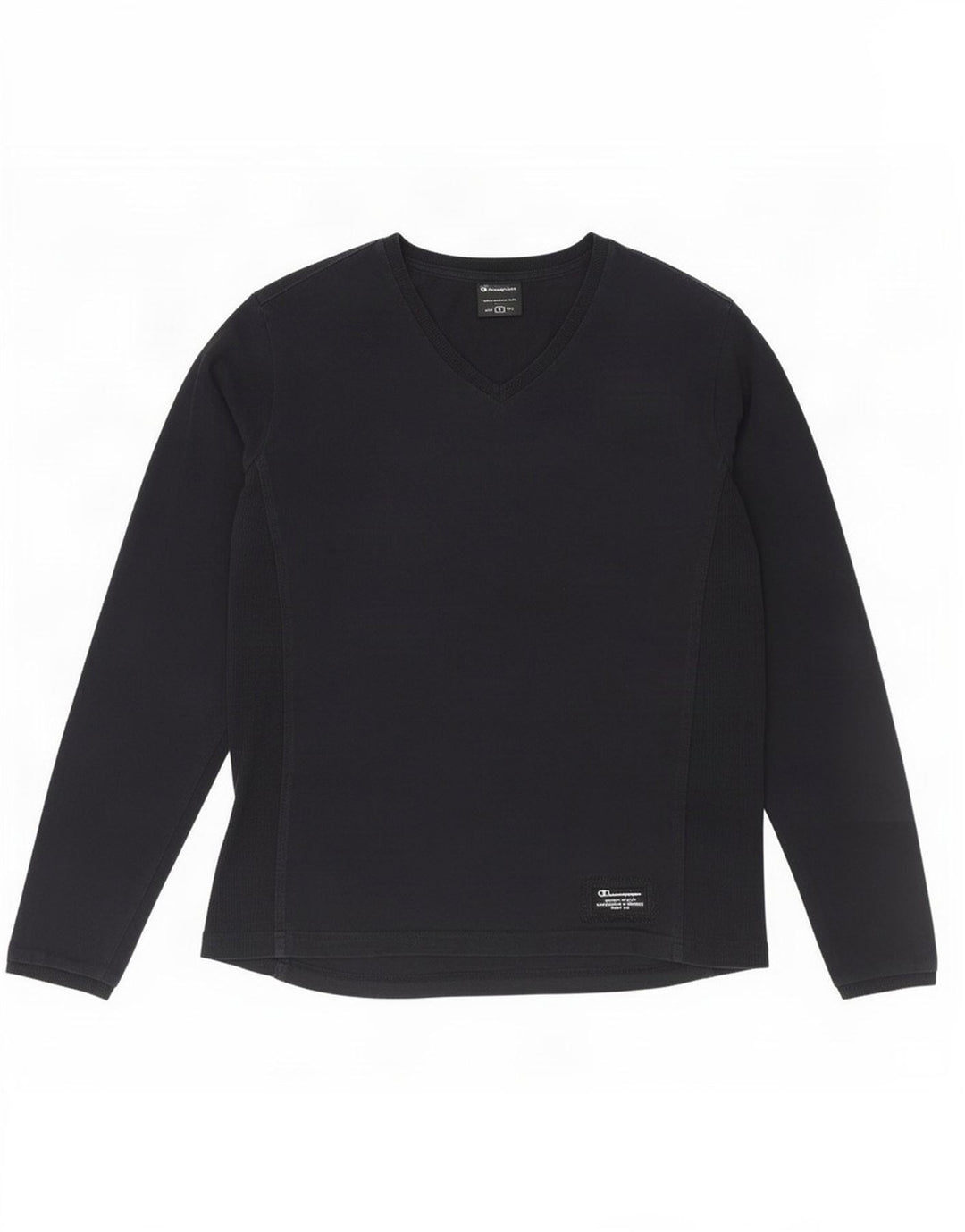 Champion Womens Top Long Sleeve UK 16 Large Navy Blue