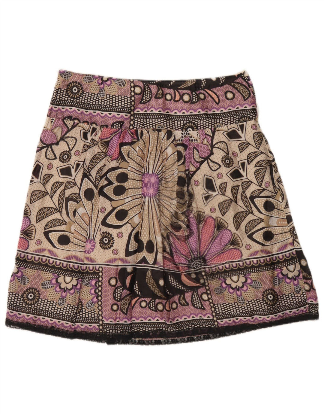 Marella Womens Mini Skirt W32 Large  Multicoloured Floral