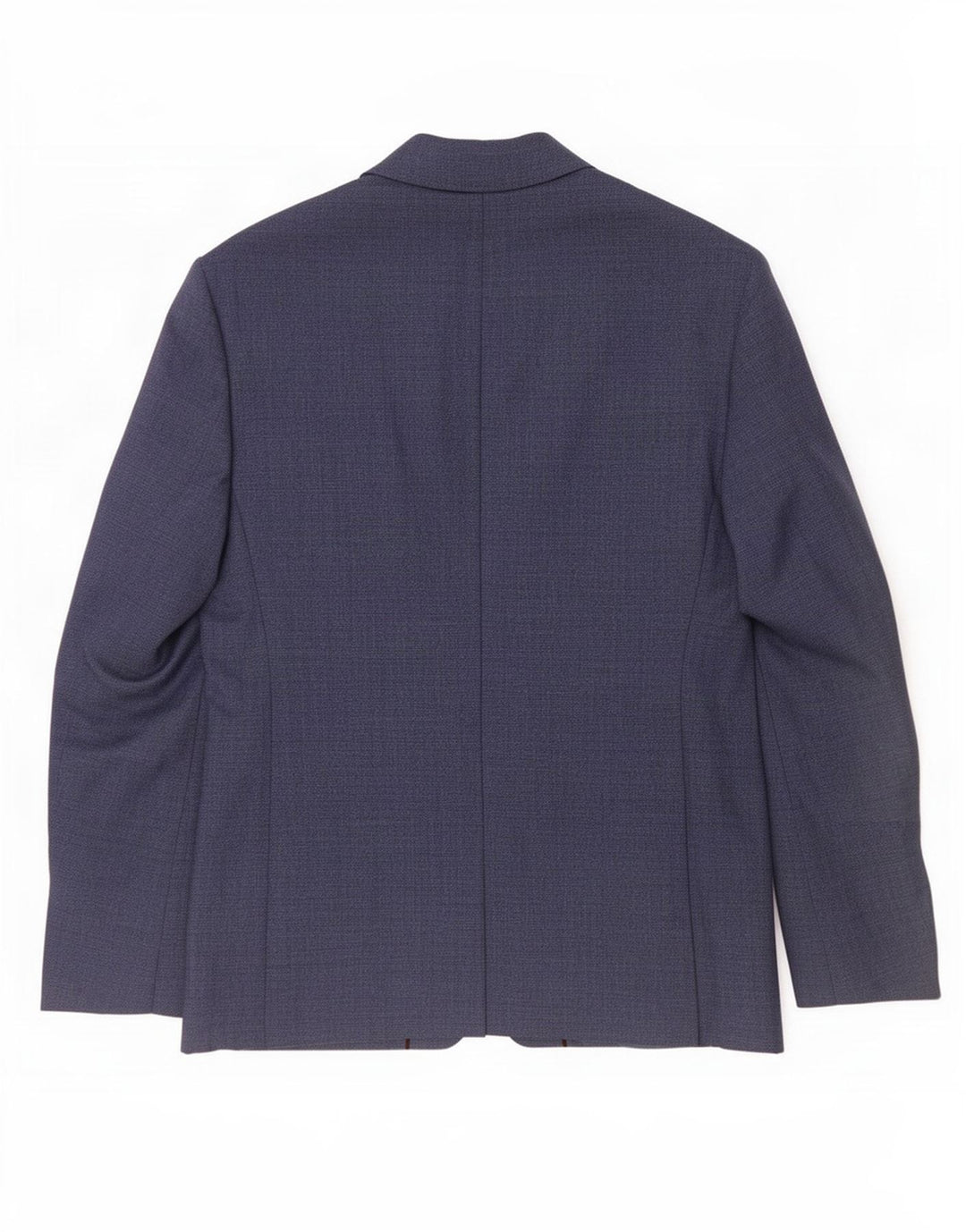 Zara Mens 2 Button Blazer Jacket EU 52 Large Blue Polyester