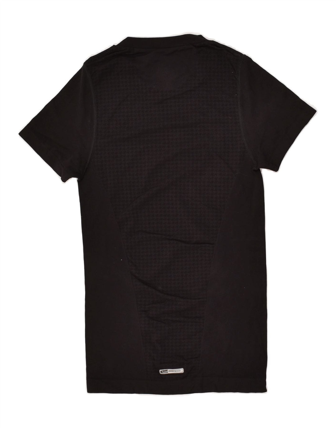 PUMA Womens T-Shirt Top Medium Black Nylon | Vintage Puma | Thrift | Second-Hand Puma | Used Clothing | Messina Hembry 