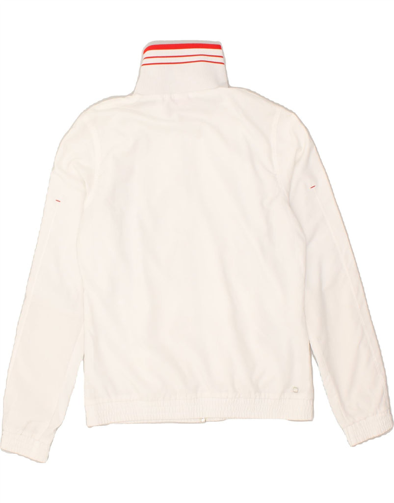 PUMA Womens Tracksuit Top Jacket UK 10 Small White | Vintage Puma | Thrift | Second-Hand Puma | Used Clothing | Messina Hembry 