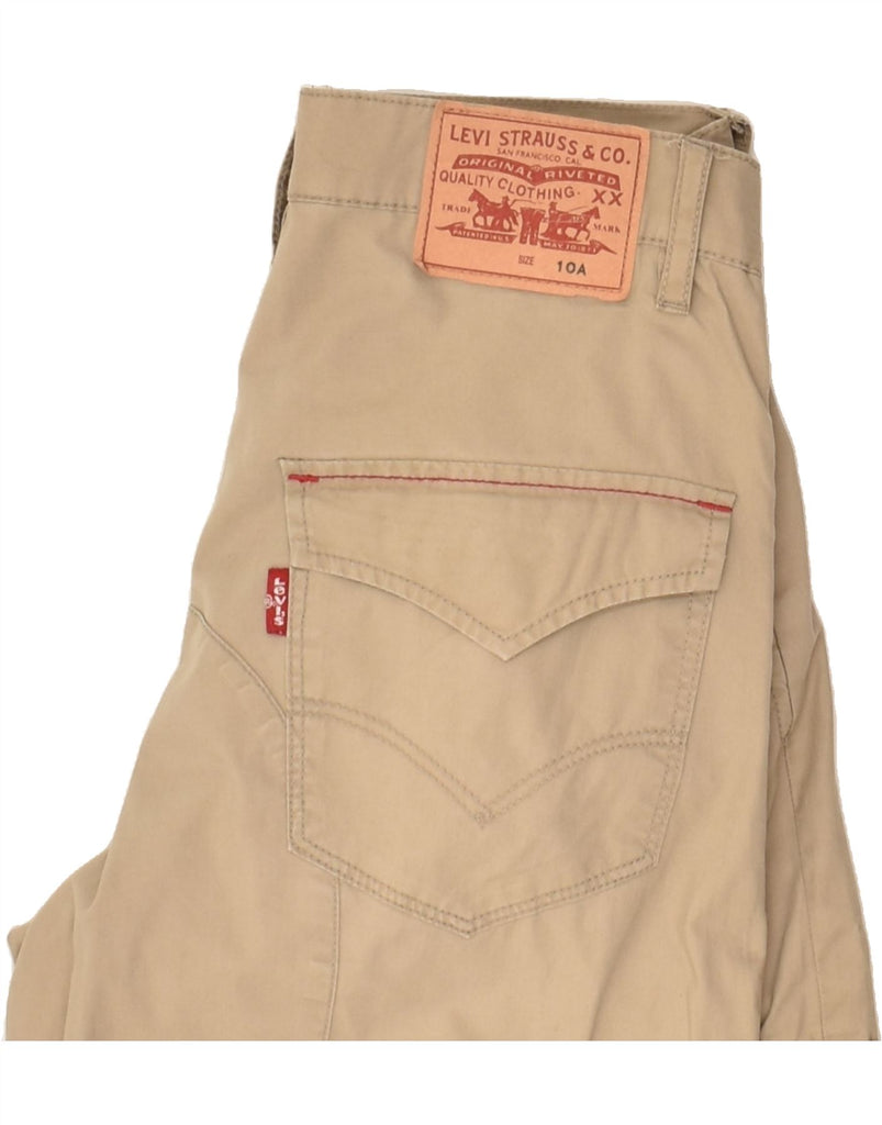 LEVI'S Boys Cargo Shorts 9-10 Years W24  Beige Cotton | Vintage Levi's | Thrift | Second-Hand Levi's | Used Clothing | Messina Hembry 