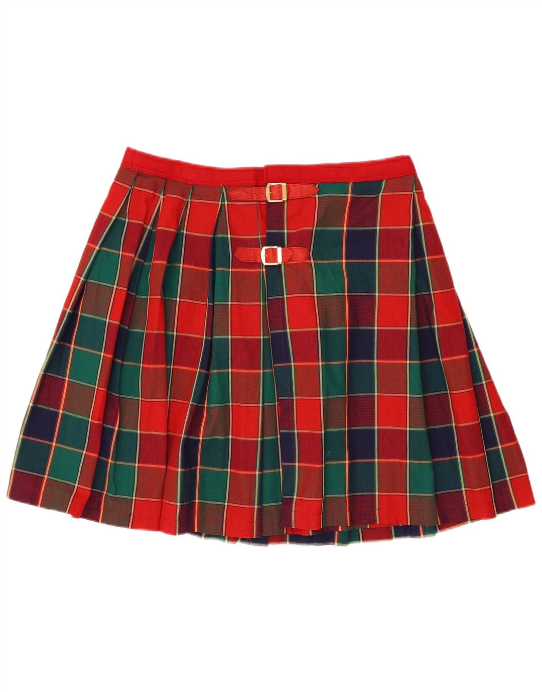 VINTAGE Womens Wrap Skirt W34 Large  Red Plaid