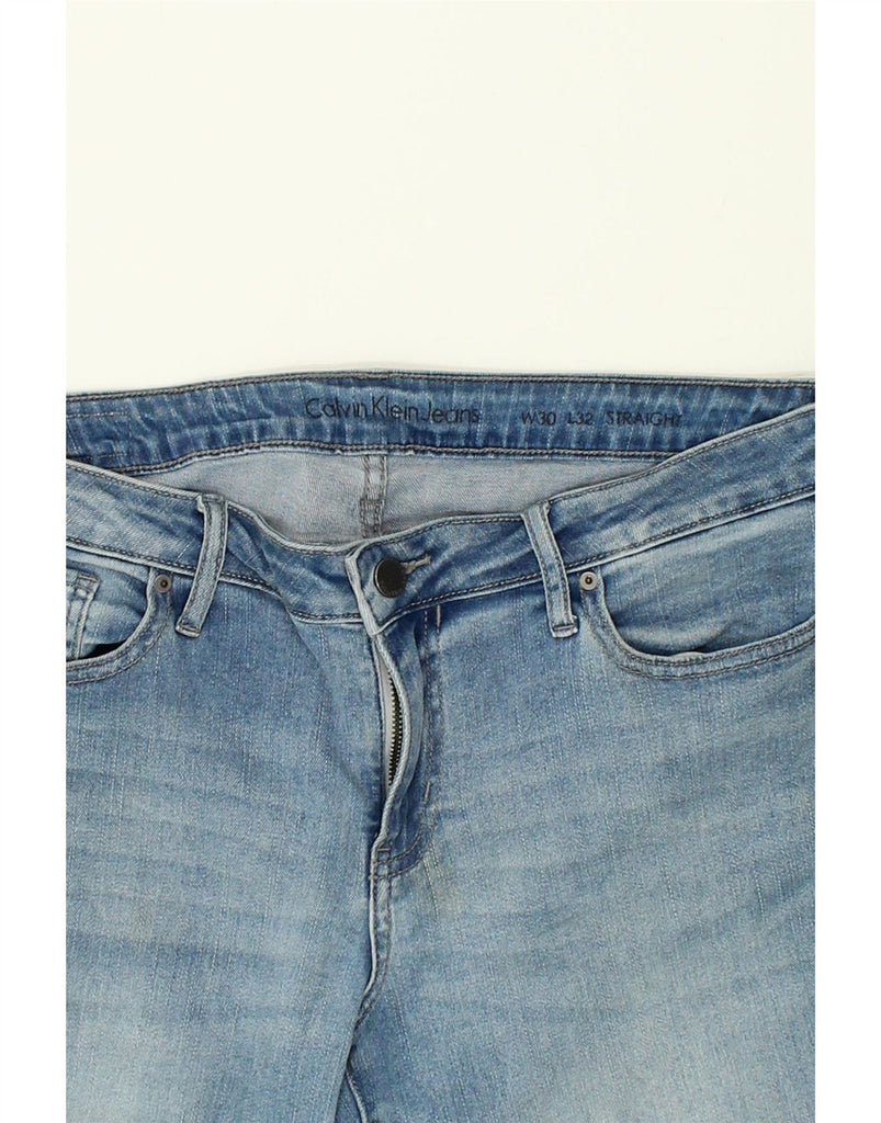 CALVIN KLEIN Womens Straight Jeans W30 L32  Blue Cotton Vintage Calvin Klein and Second-Hand Calvin Klein from Messina Hembry 