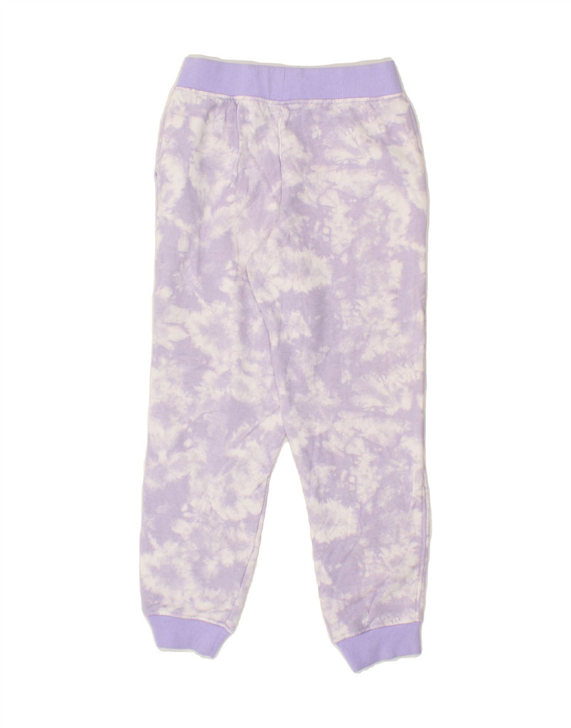CHAMPION Girls Tracksuit Trousers Joggers 11-12 Years Large Purple Tie Dye Vintage Champion and Second-Hand Champion from Messina Hembry 