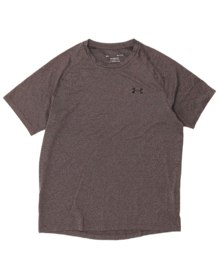 Under Armour Mens T-Shirt Top Small Grey Polyester