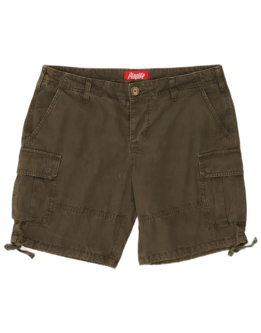 Playlife Womens Cargo Shorts IT 44 Medium W32  Khaki