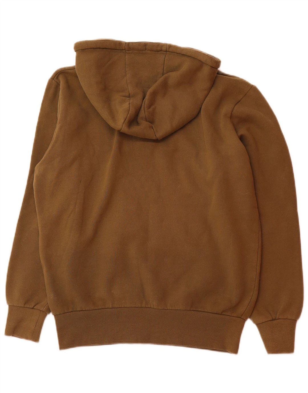 ELLESSE Mens Zip Neck Hoodie Jumper Small Khaki Cotton