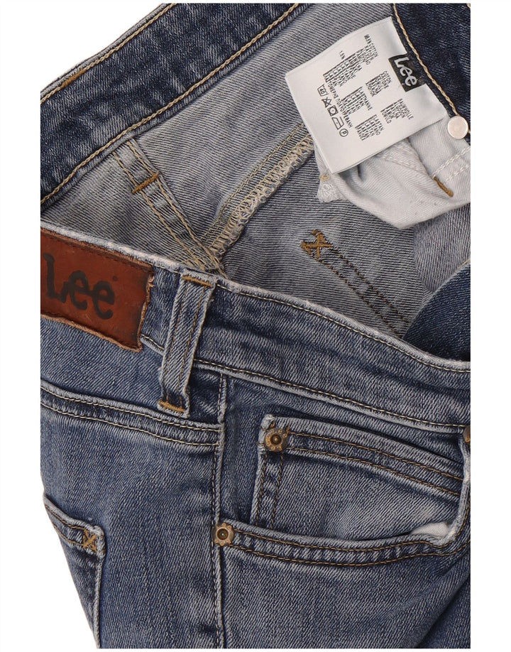 Lee Mens Marion Straight Jeans W29 L31 Blue Cotton