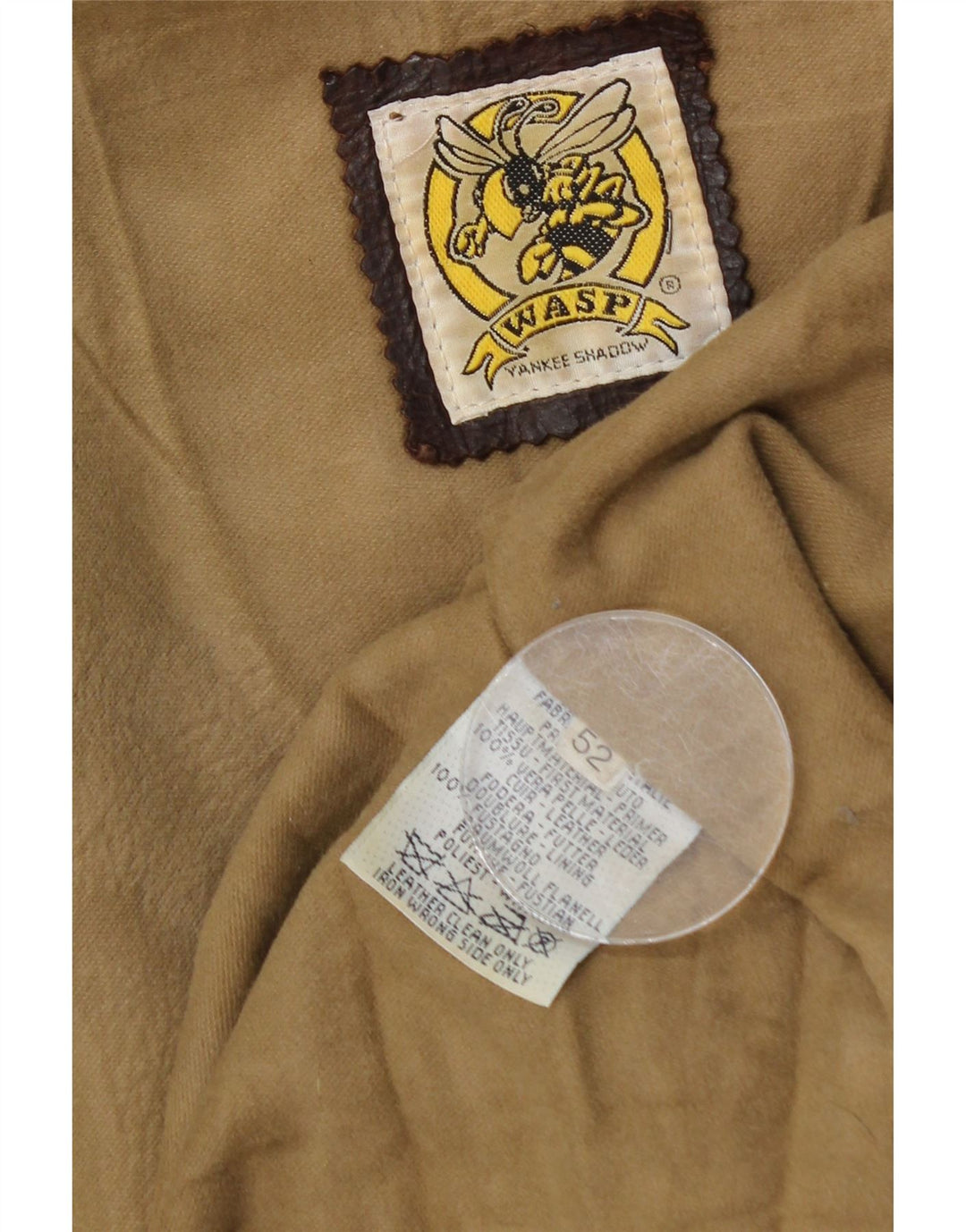 VINTAGE Mens Leather Jacket IT 52 XL Brown Leather