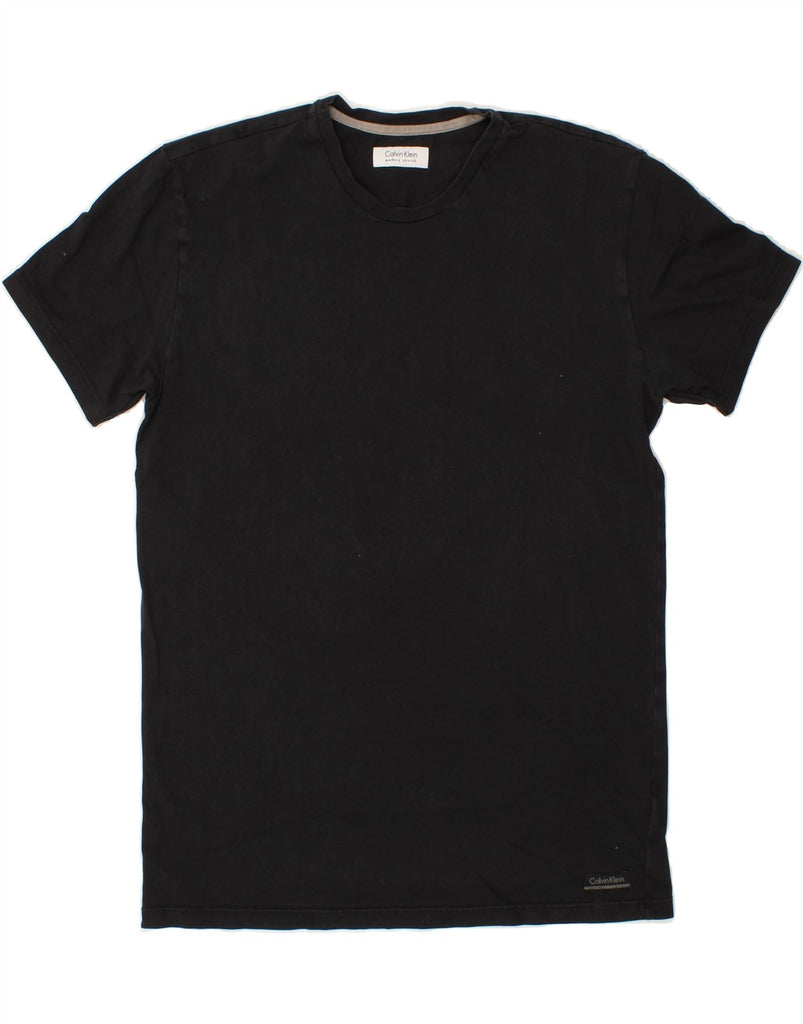 CALVIN KLEIN Mens T-Shirt Top Medium Black Cotton Vintage Calvin Klein and Second-Hand Calvin Klein from Messina Hembry 