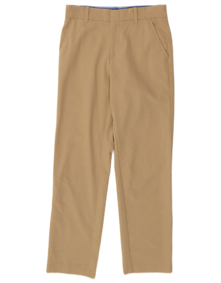 IZOD Womens Regular Chino Trousers US 12 Large W28 L26 Beige Polyester