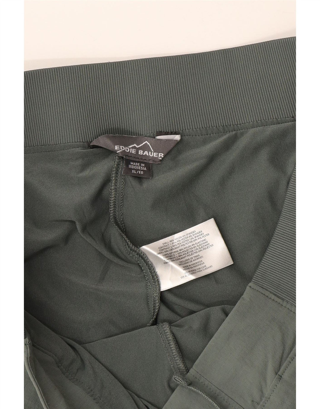 Eddie Bauer Womens Cargo Skirt XL W36  Khaki Nylon