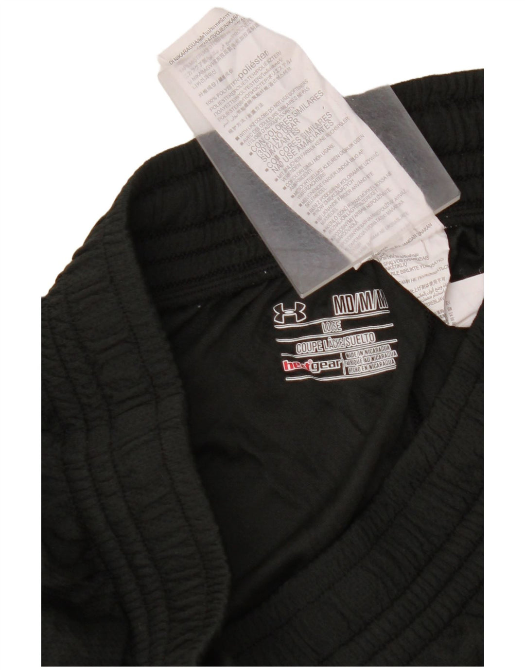 UNDER ARMOUR Mens Heat Gear Sport Shorts Medium  Black Colourblock