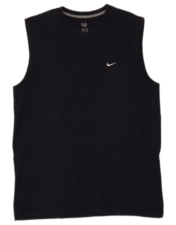 Nike Mens Vest Top UK 46/48 XL Navy Blue