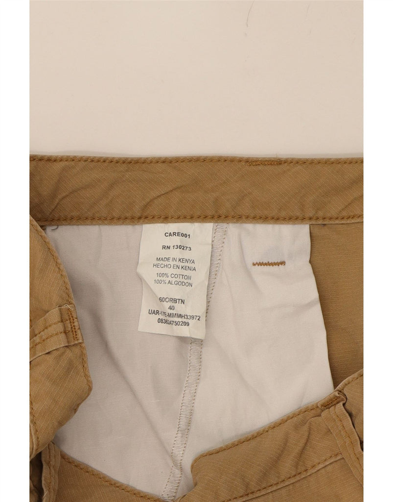 WRANGLER Mens Cargo Shorts W40 XL  Beige Pinstripe Cotton Vintage Wrangler and Second-Hand Wrangler from Messina Hembry 