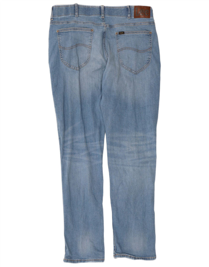 Lee Mens Extreme Motion Regular Tapered Jeans W36 L32 Blue Cotton