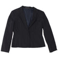 Marks & Spencer Womens Autograph Blazer Jacket UK 12 Medium Navy Blue
