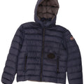 Colmar Mens Hooded Padded Jacket IT 46 Small Navy Blue Polyamide