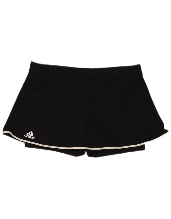 ADIDAS Womens Climalite Skort UK 20/22 XL  Black Polyester