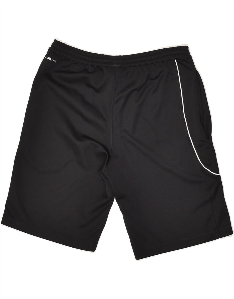 ADIDAS Boys Climalite Sport Shorts 13-14 Years Black Polyester | Vintage Adidas | Thrift | Second-Hand Adidas | Used Clothing | Messina Hembry 