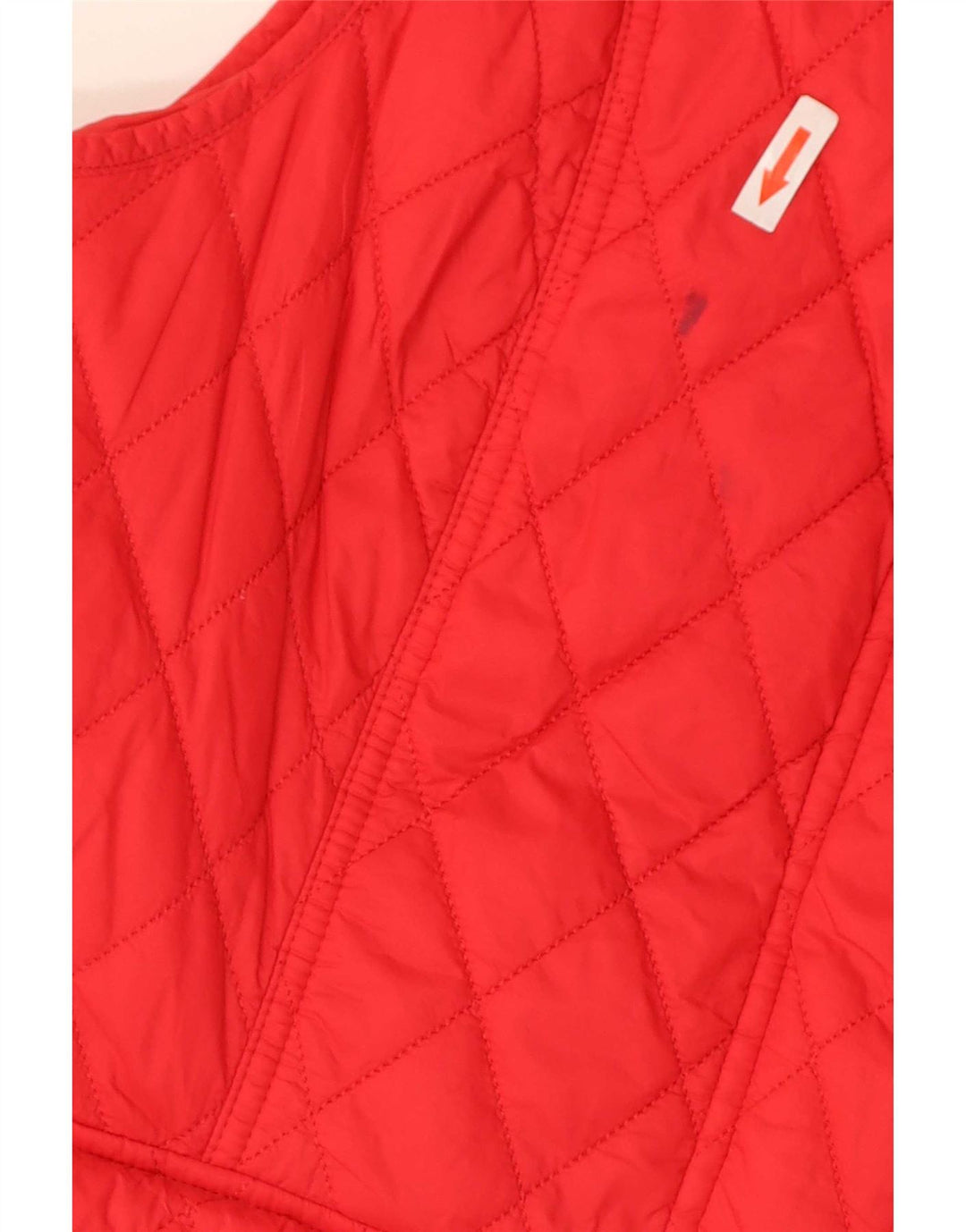 Barbour Womens Quilted Gilet UK 14 Large Red Polyamide