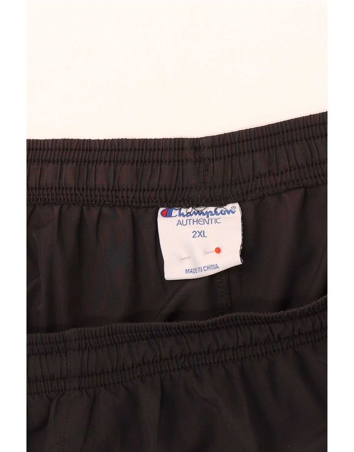 Champion Mens Sport Shorts 2XL Black Polyester