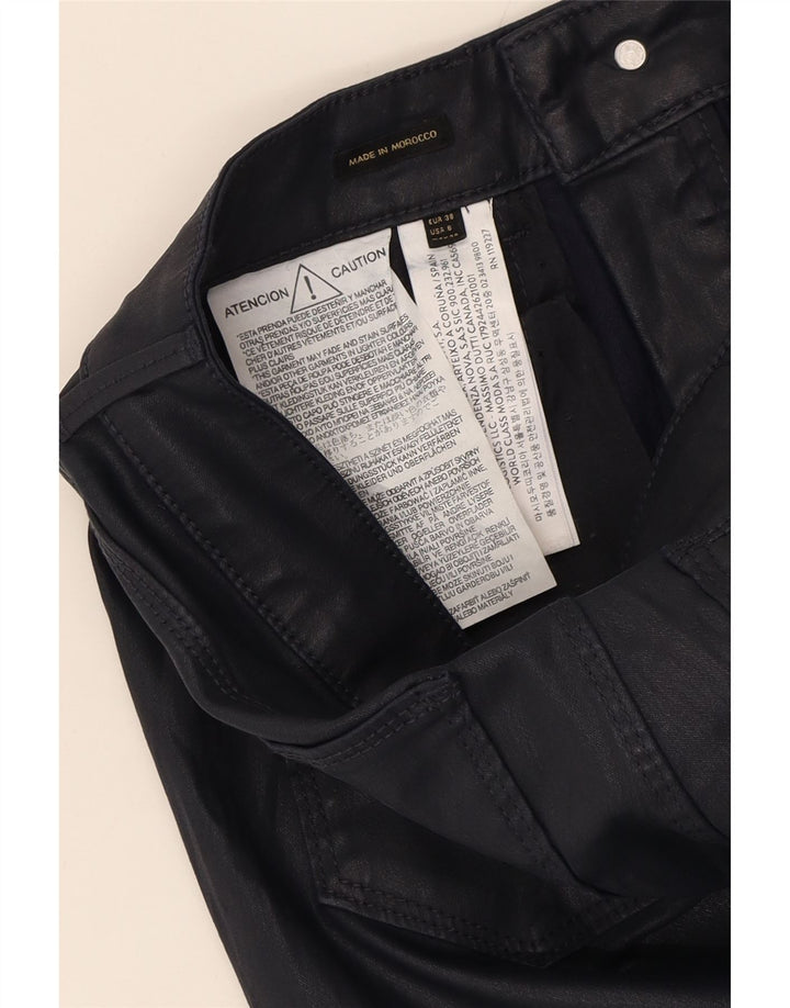MASSIMO DUTTI Womens Slim Casual Trousers EU 38 Small W28 L29 Black Vintage Massimo Dutti and Second-Hand Massimo Dutti from Messina Hembry 