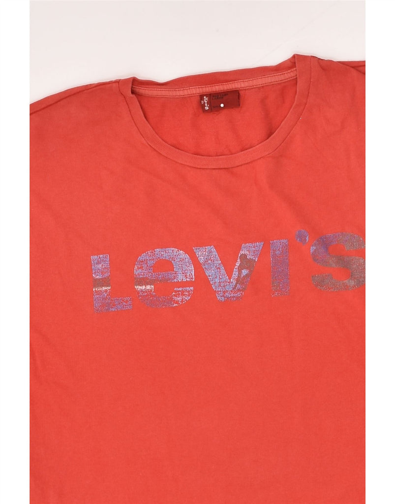 LEVI'S Mens Graphic T-Shirt Top Large Red Cotton | Vintage Levi's | Thrift | Second-Hand Levi's | Used Clothing | Messina Hembry 