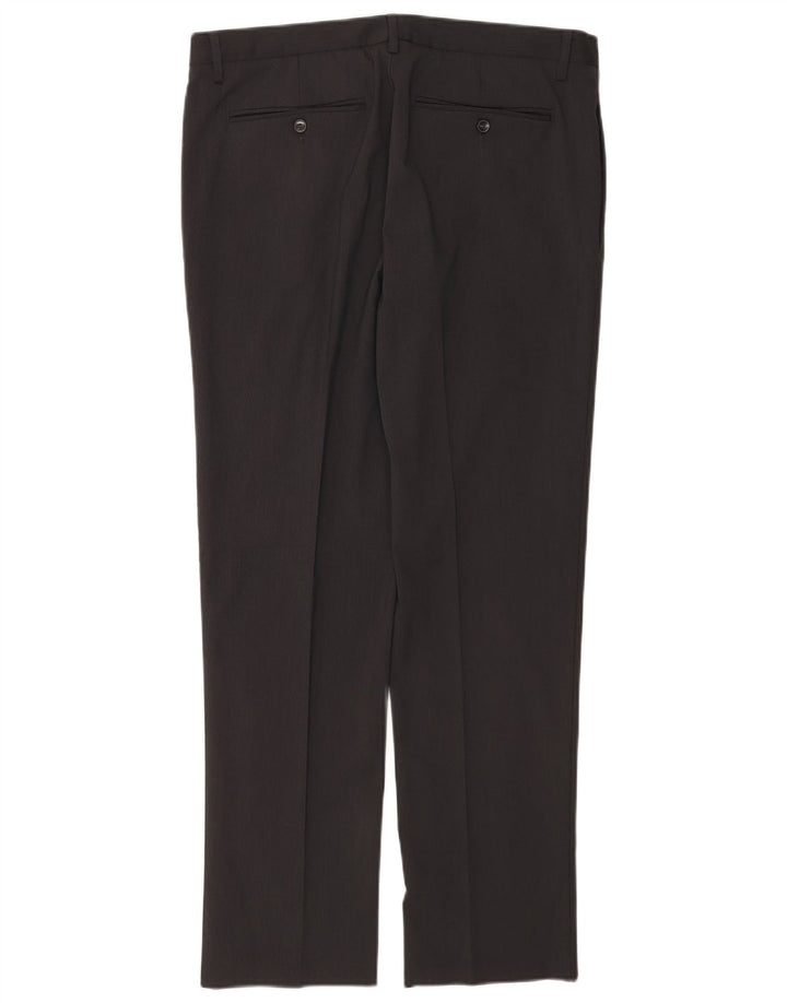 Sisley Mens 2 Button 2 Piece Suit IT 52 XL W36 L32 Grey Polyester