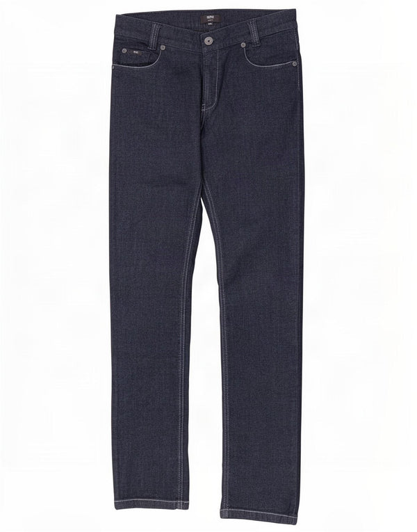 Hugo Boss Girls Slim Jeans 11-12 Years XS W26 L29 Navy Blue Cotton