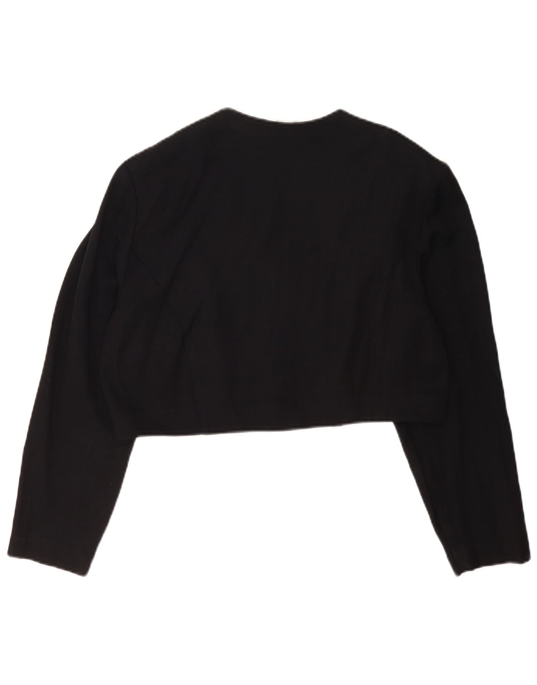 R&M Richards Womens Bolero Jacket UK 14 Medium Black Rayon