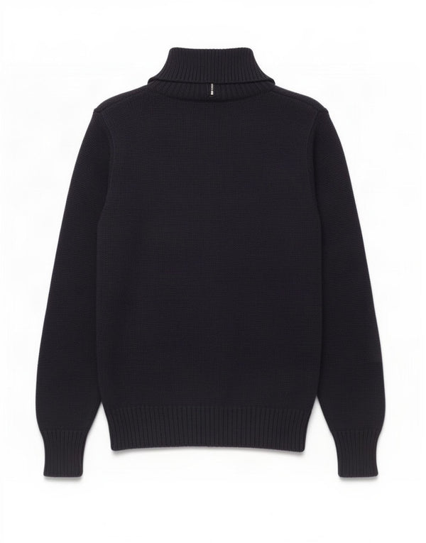 Polo Ralph Lauren Boys Zip Neck Jumper Sweater 14-15 Years Medium Navy Blue