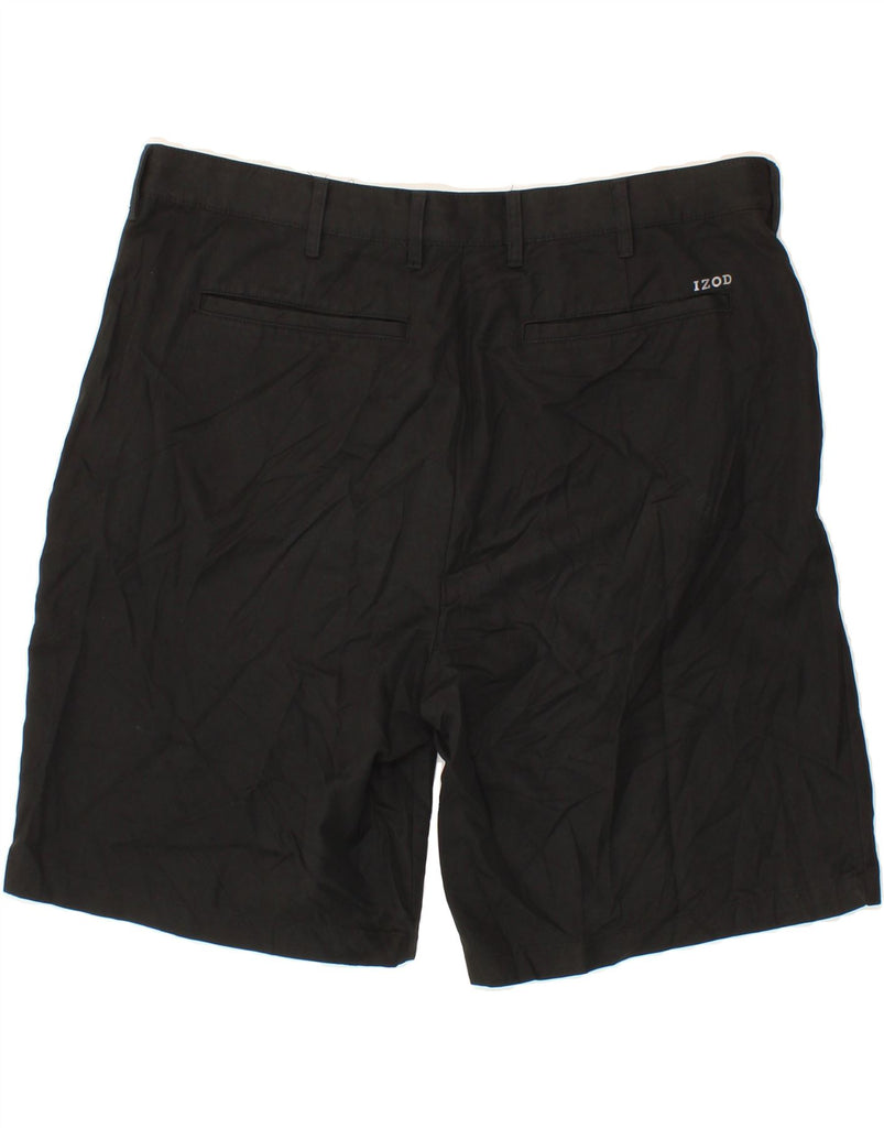 IZOD Mens Golf Chino Shorts W40 XL Black Polyester Vintage Izod and Second-Hand Izod from Messina Hembry 
