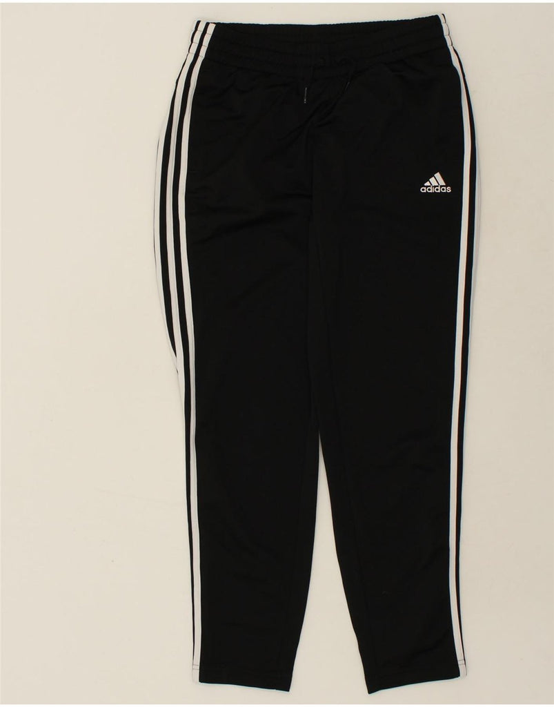 ADIDAS Womens Tracksuit Trousers UK 12 Medium Black Polyester Vintage Adidas and Second-Hand Adidas from Messina Hembry 