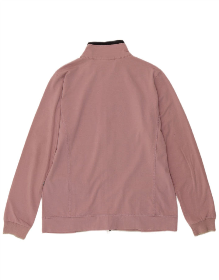 CHAMPION Womens Easy Fit Tracksuit Top Jacket UK 14 Medium Pink Vintage Champion and Second-Hand Champion from Messina Hembry 