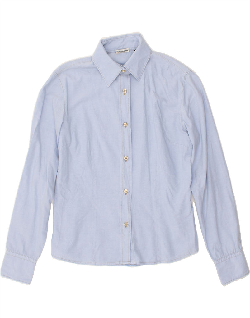 MURPHY & NYE Womens Shirt UK 10 Small Blue | Vintage Murphy & Nye | Thrift | Second-Hand Murphy & Nye | Used Clothing | Messina Hembry 