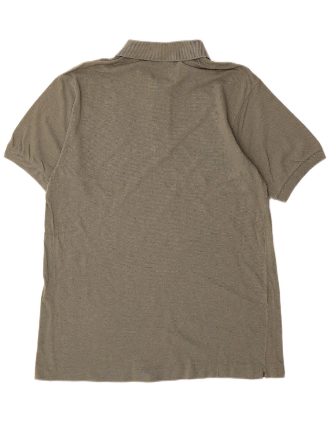 LACOSTE Mens Polo Shirt Size 4 Medium Khaki Cotton