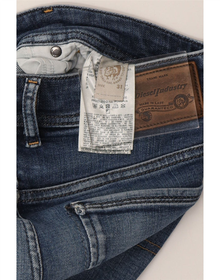 DIESEL Mens Skinny Jeans W31 L30 Blue Cotton