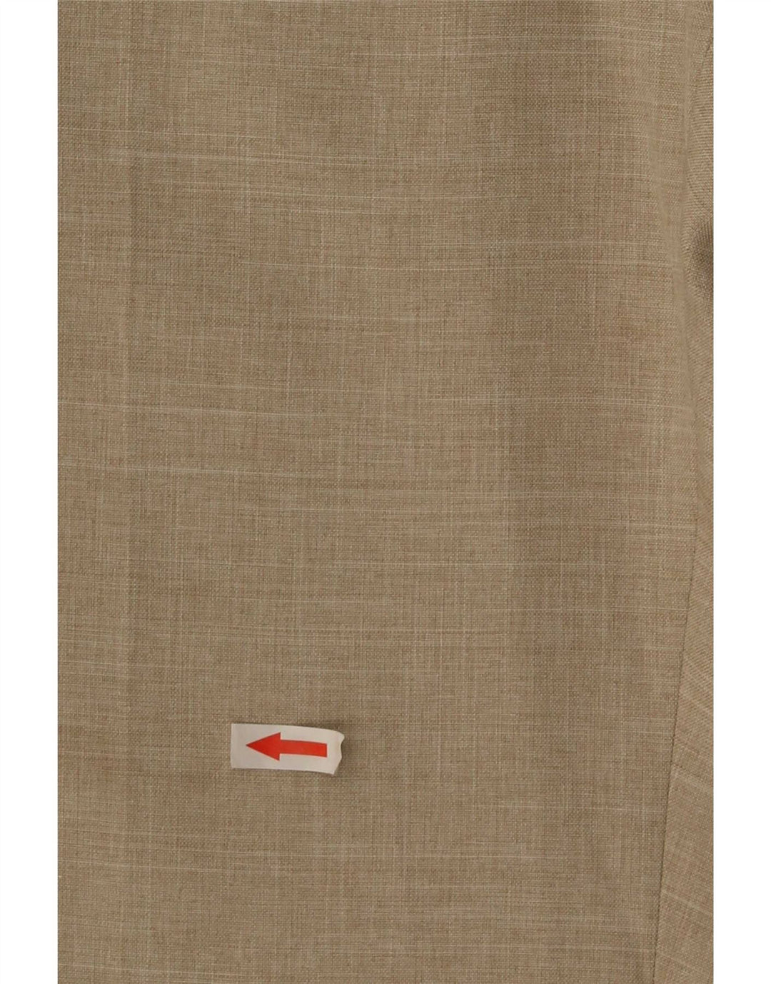 Marks & Spencer Mens Straight Suit Trousers W32 L31 Beige Polyester