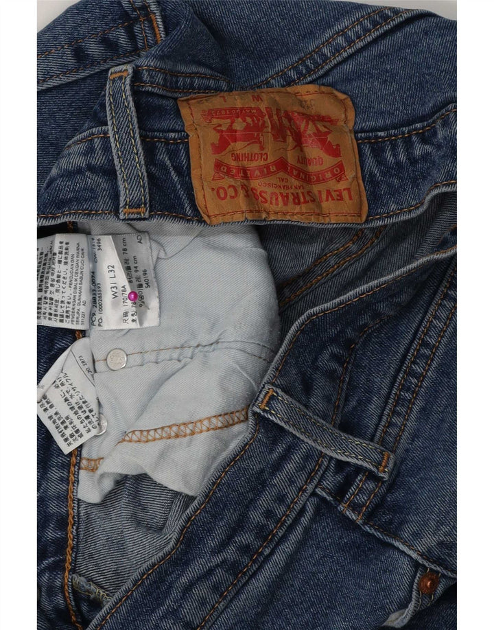 Levi's Mens 512 Slim Tapered Jeans W31 L26 Blue Cotton