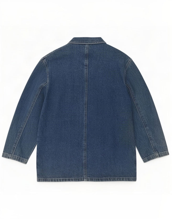 Vintage Womens Denim Jacket IT 42 Medium Blue Cotton