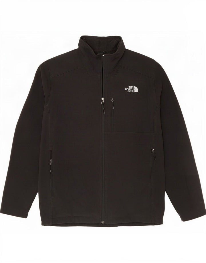 The North Face Mens Tracksuit Top Jacket Medium Black Polyester