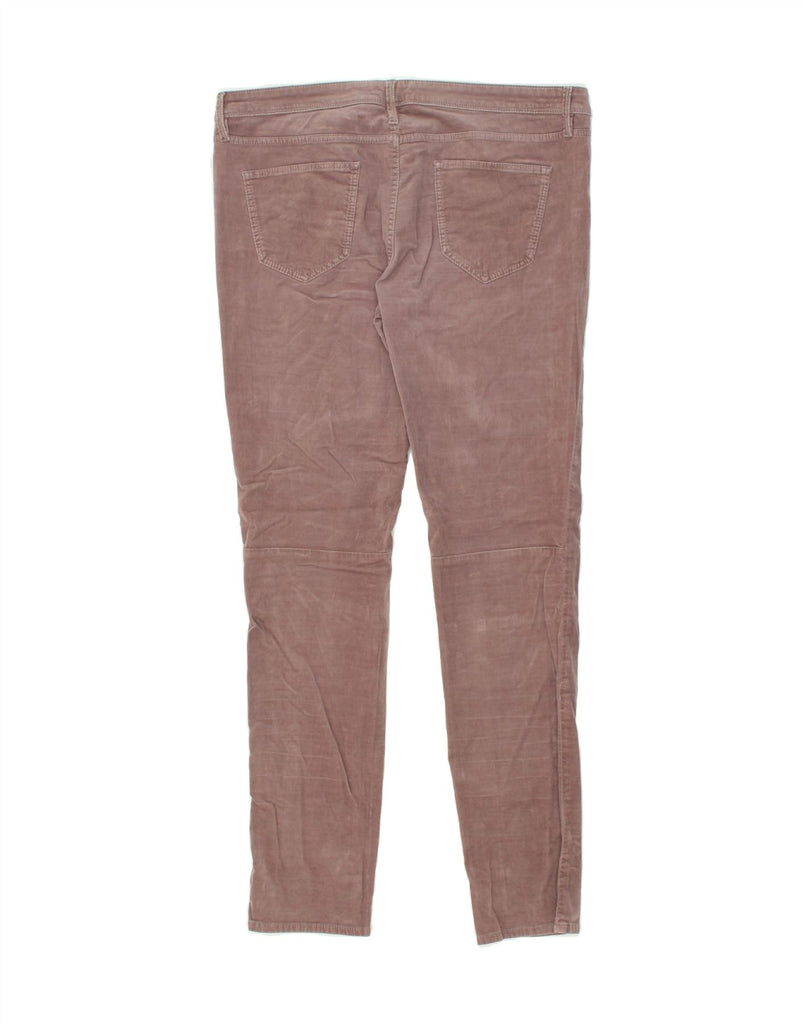 MASSIMO DUTTI Womens Slim Fit Casual Trousers US 12 Large W34 L30 Pink | Vintage Massimo Dutti | Thrift | Second-Hand Massimo Dutti | Used Clothing | Messina Hembry 