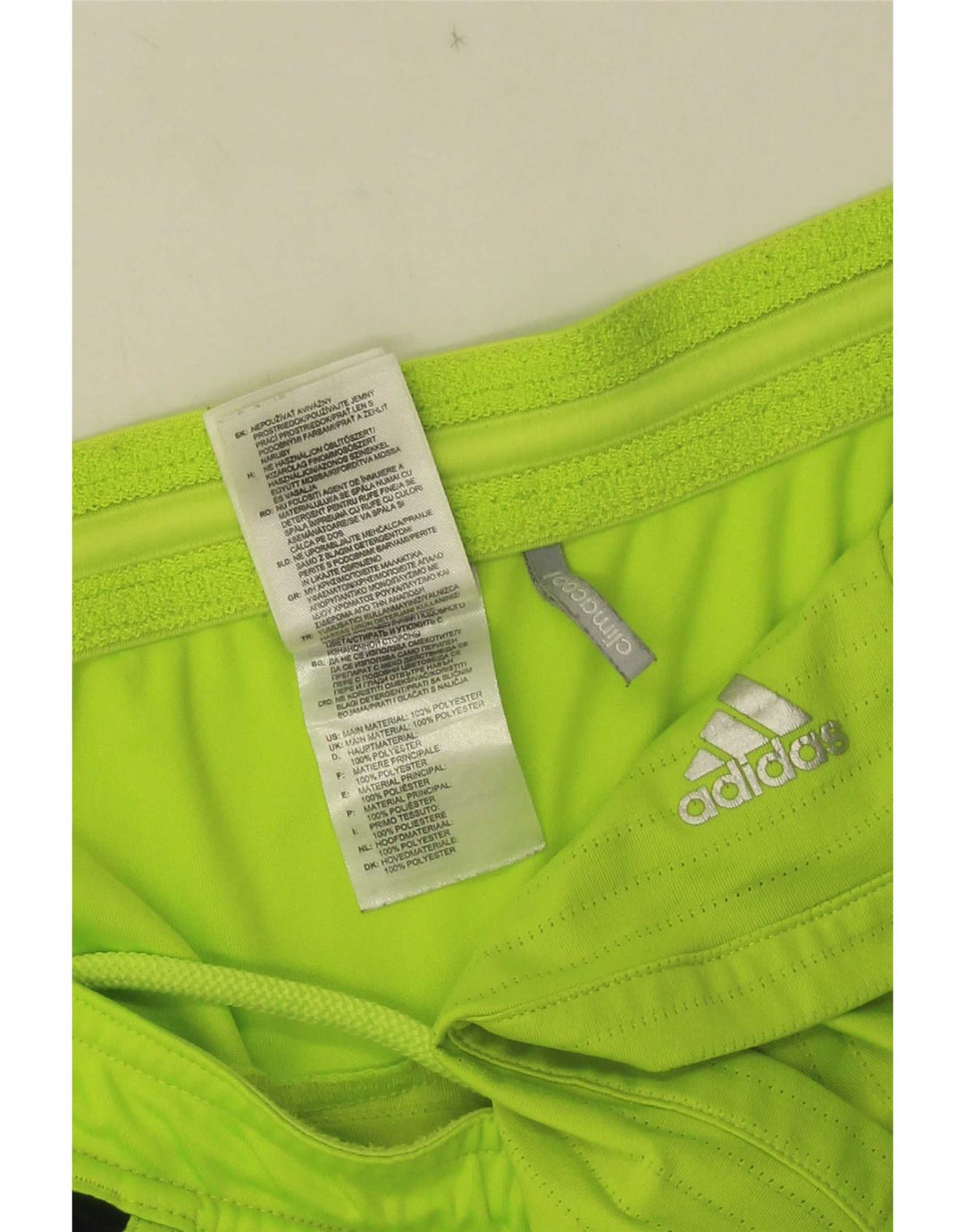 Adidas Mens Climacool Sport Shorts Large Green Polyester