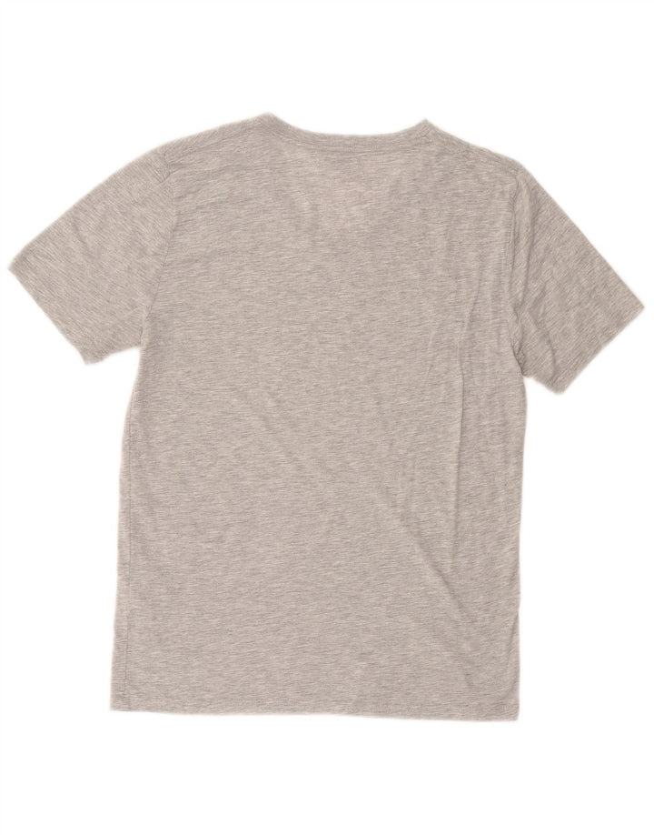 Reiss Mens T-Shirt Top Small Grey Flecked Cotton