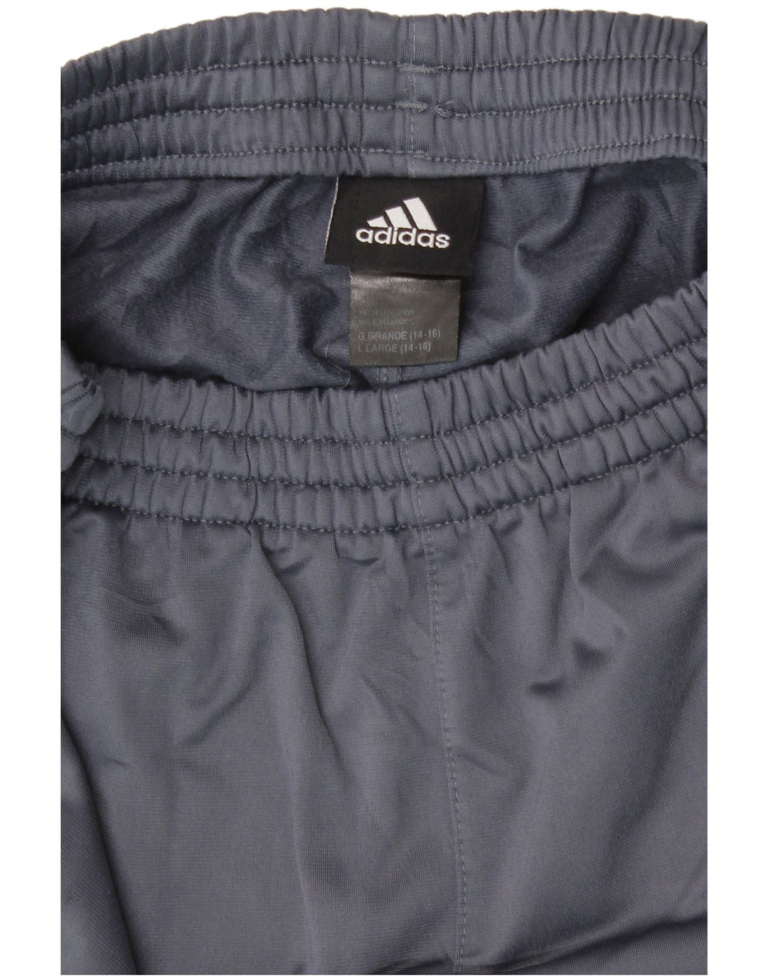 Adidas Boys Tracksuit Trousers 14-15 Years Large Navy Blue Polyester