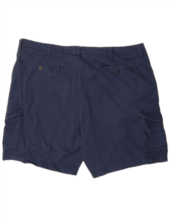 CHAPS Mens Cargo Shorts W44 2XL Navy Blue Cotton